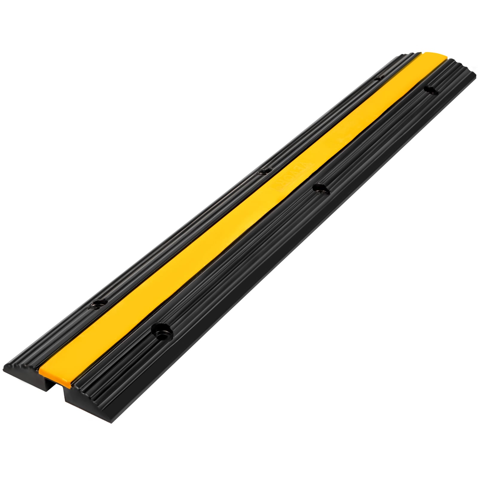 Heavy Duty 4 Pack Rubber Cable Protector Ramps For Driveways_voghion.com